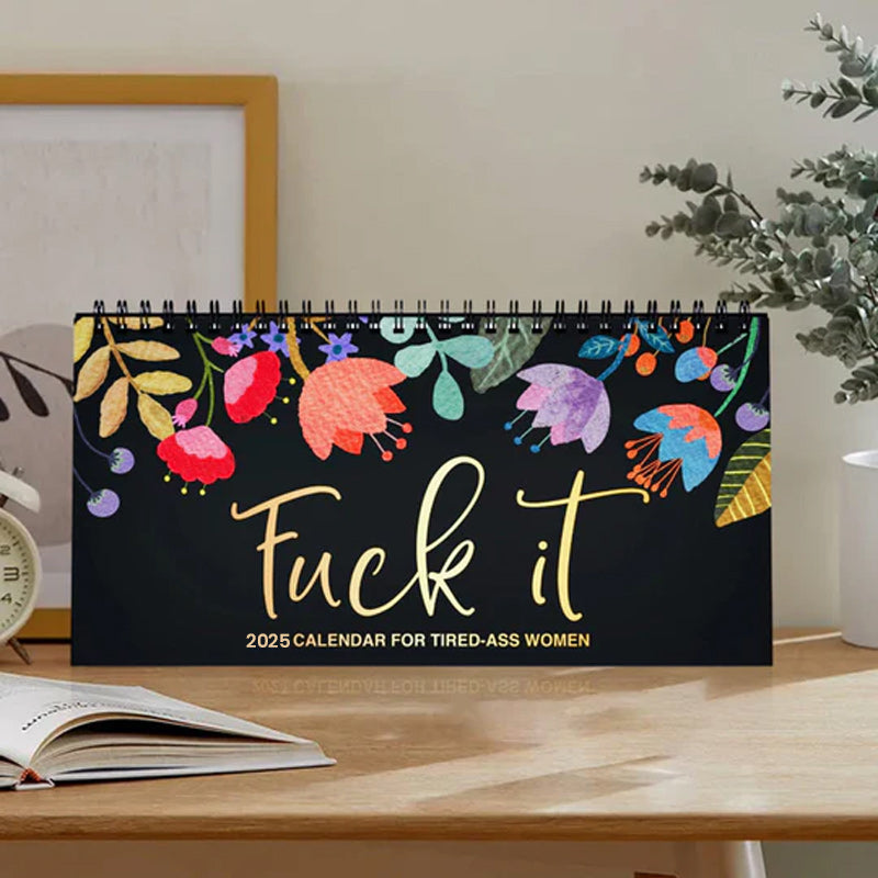 New 2025 Calendar with Fun Quotes and Planner