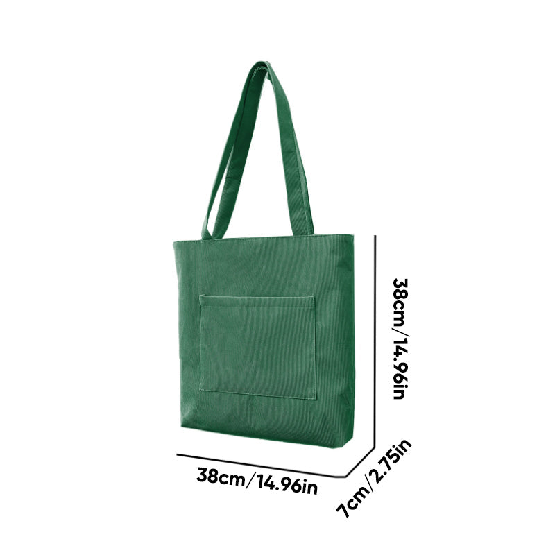 Casual Tote Bag With Pockets