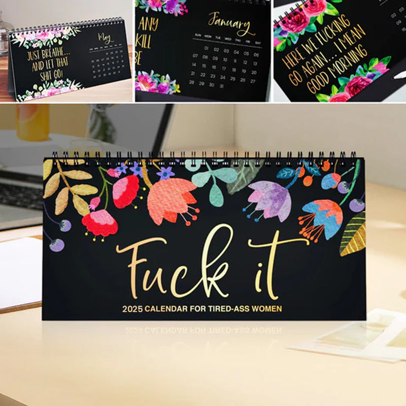 New 2025 Calendar with Fun Quotes and Planner