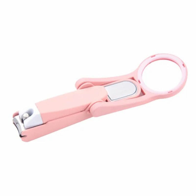 Portable Nail Scissors With Magnifying Glass