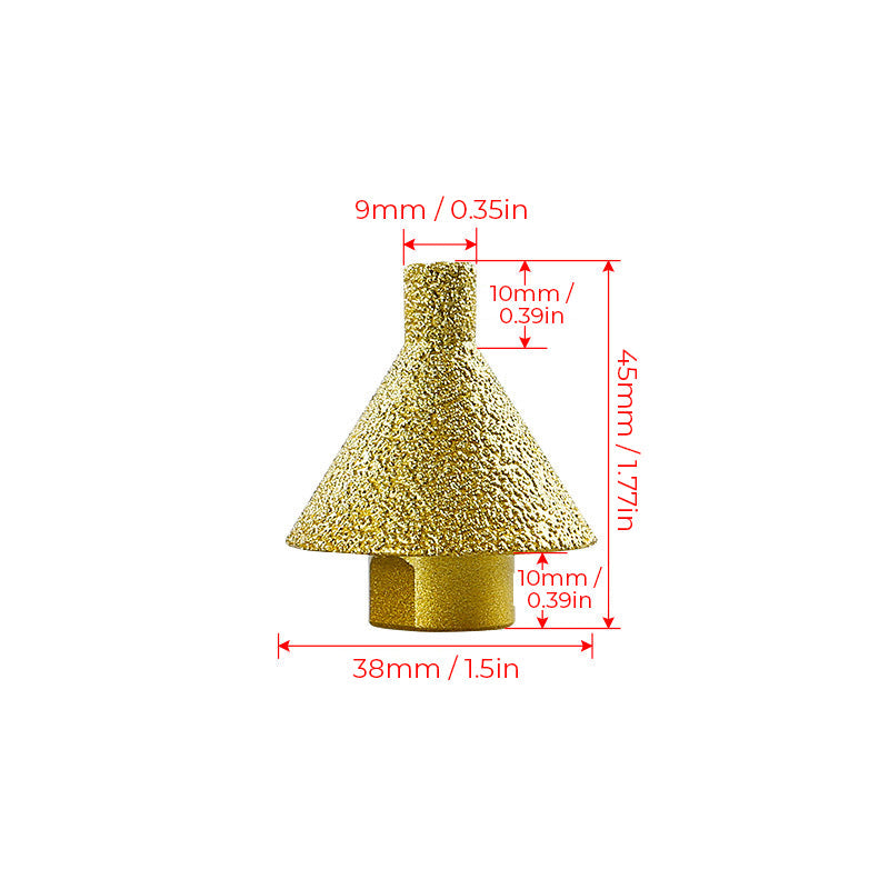 Diamond Beveling Chamfer Bit For Angle Grinders