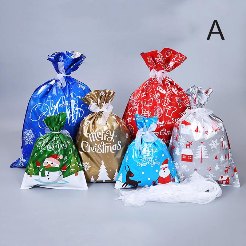 (🎄 Early Christmas Sale 🎄) Drawstring Christmas Gift Bags, Reusable