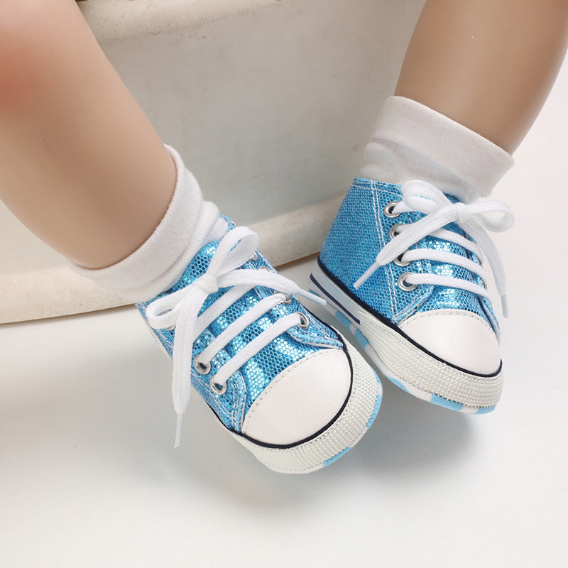 Sequined Baby Shoes