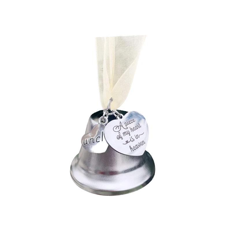 Heart-Warming Christmas Memorial Bell Pendant