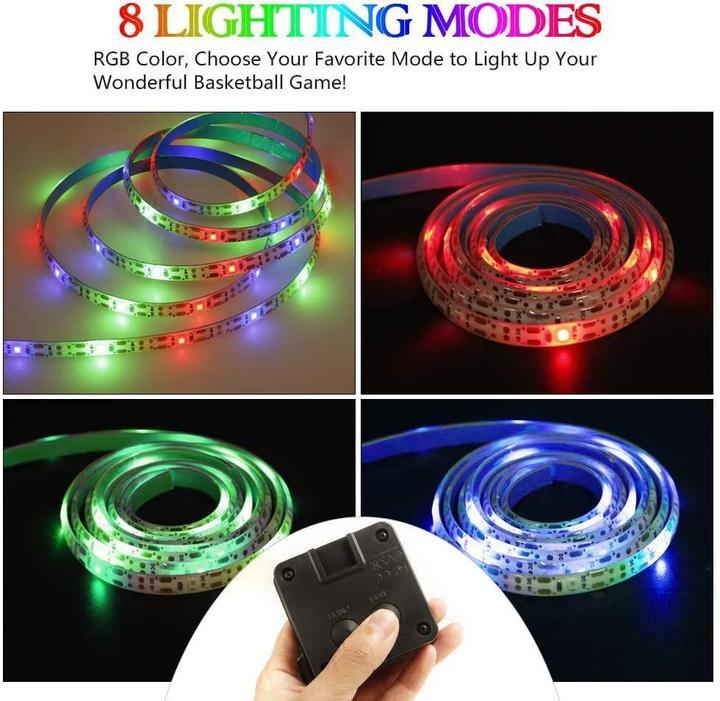 Basketball Hoop -Activated LED Strip Light-8 Flash Modes