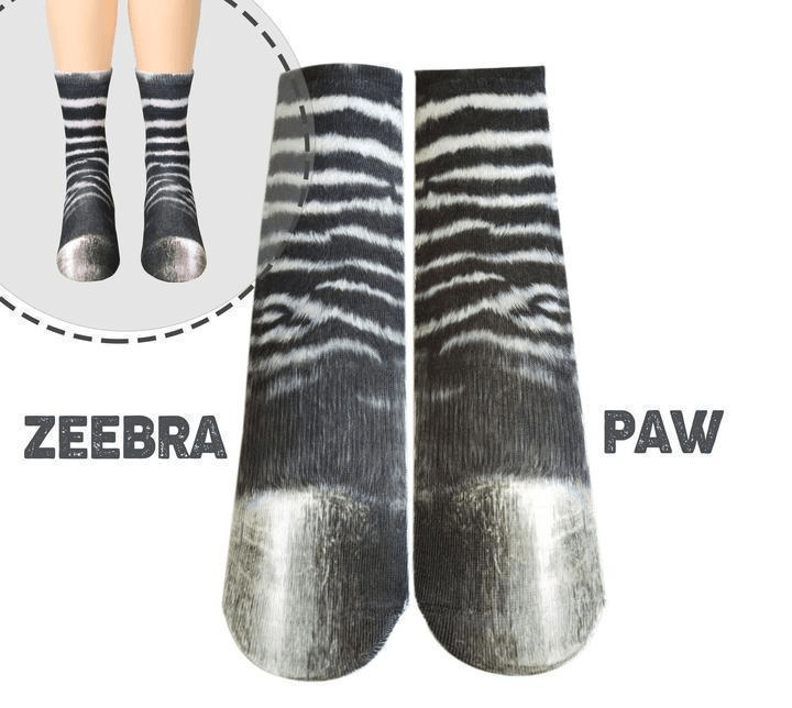 Flurry 3D Animal Paw Socks-[ONE SIZE FITS ALL]