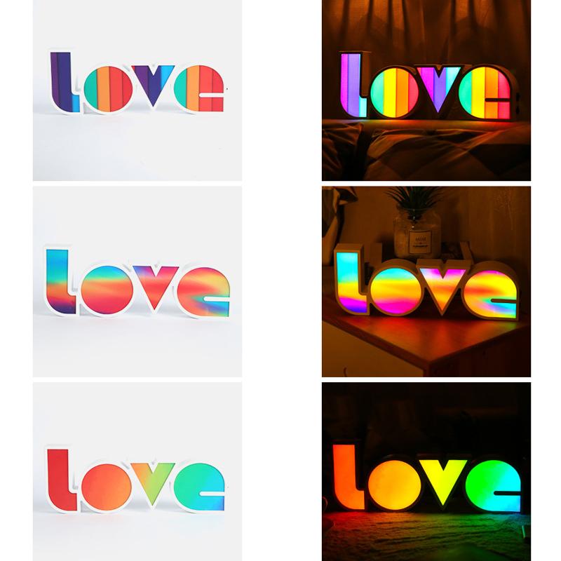 Fanshome™Love Letters Decor LED Light