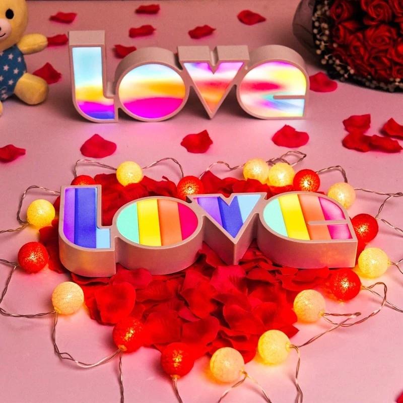 Fanshome™Love Letters Decor LED Light