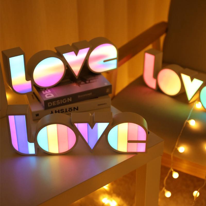 Fanshome™Love Letters Decor LED Light