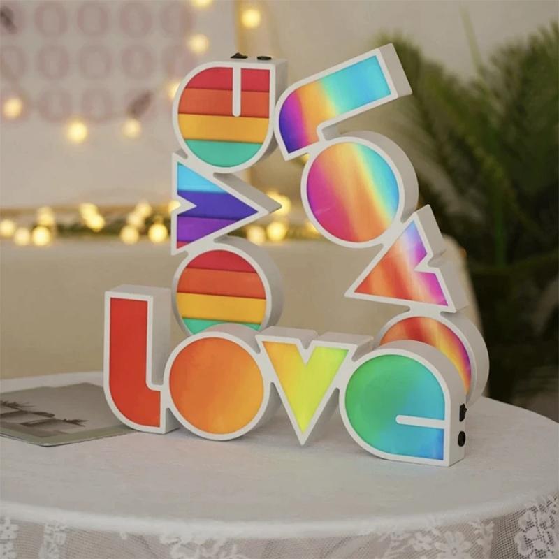 Fanshome™Love Letters Decor LED Light