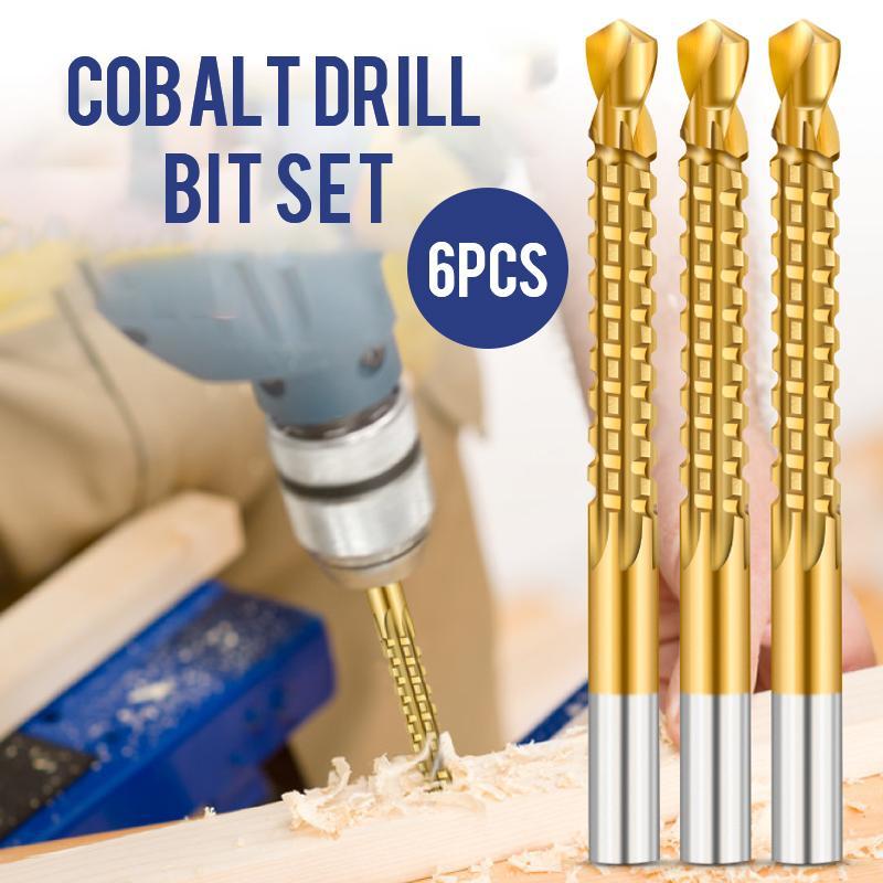 Titanium Twist Drill Bit Set（6 PCS）