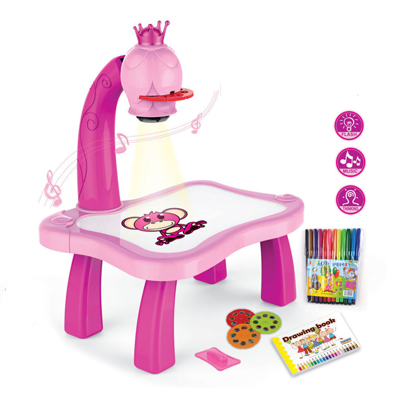 Fanshome™Kids Projector Drawing Table