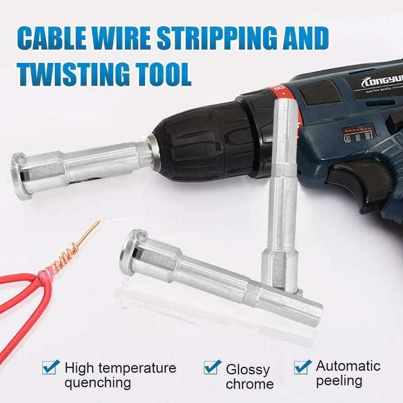 Wire Stripping And Twisting Tool