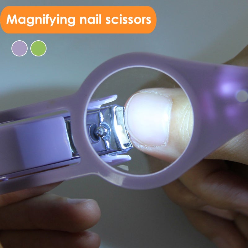 LED Light Magnifier Nail Clippers