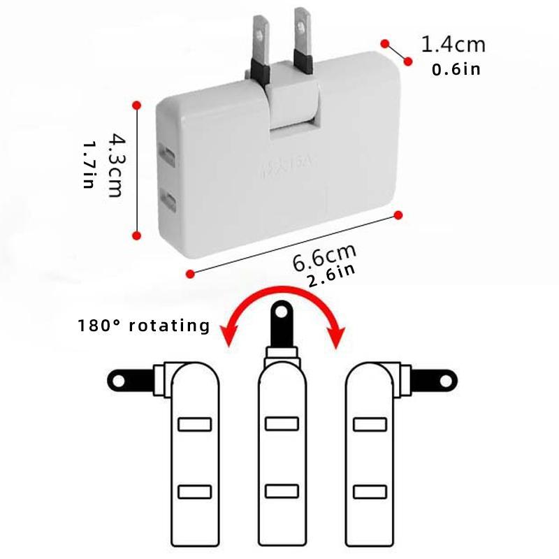 Fanshome™Rotatable Socket Converter