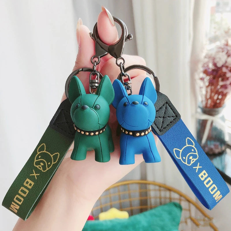 Cute French Bulldog Keychain