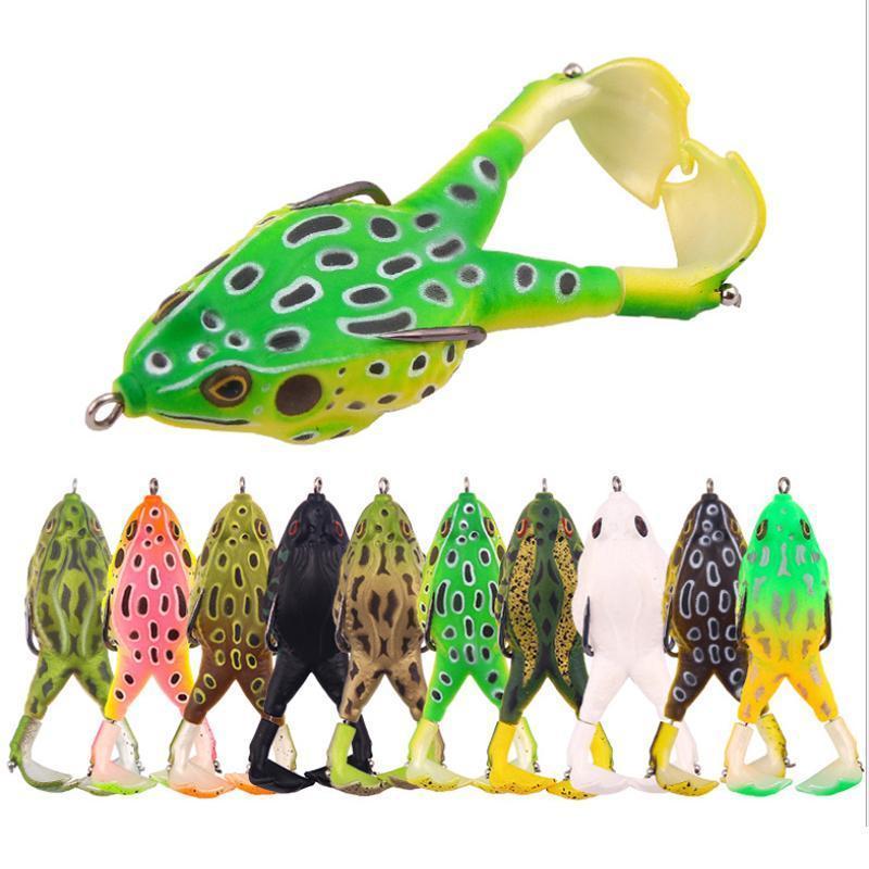 Fanshome™Double Propeller Frog Soft Bait(1 or 5 pics)