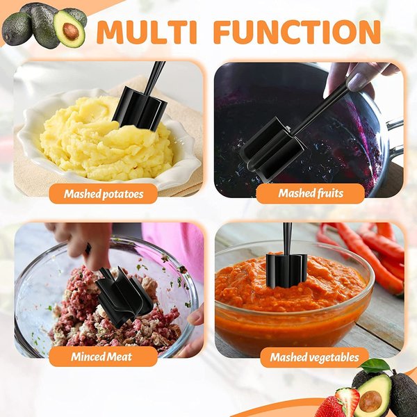 Multifunctional Heat Resistant Meat Masher