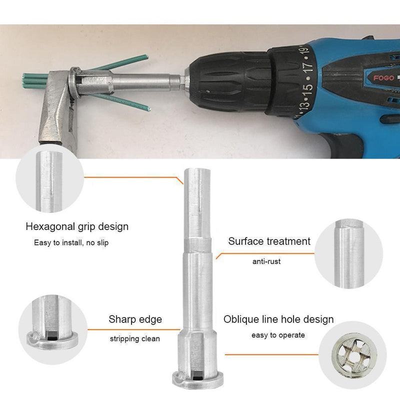 Wire Stripping And Twisting Tool