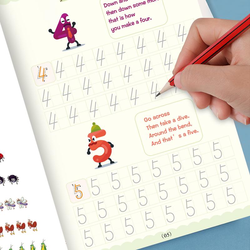 Magic Reusable Handwriting Copybook Set for Kids