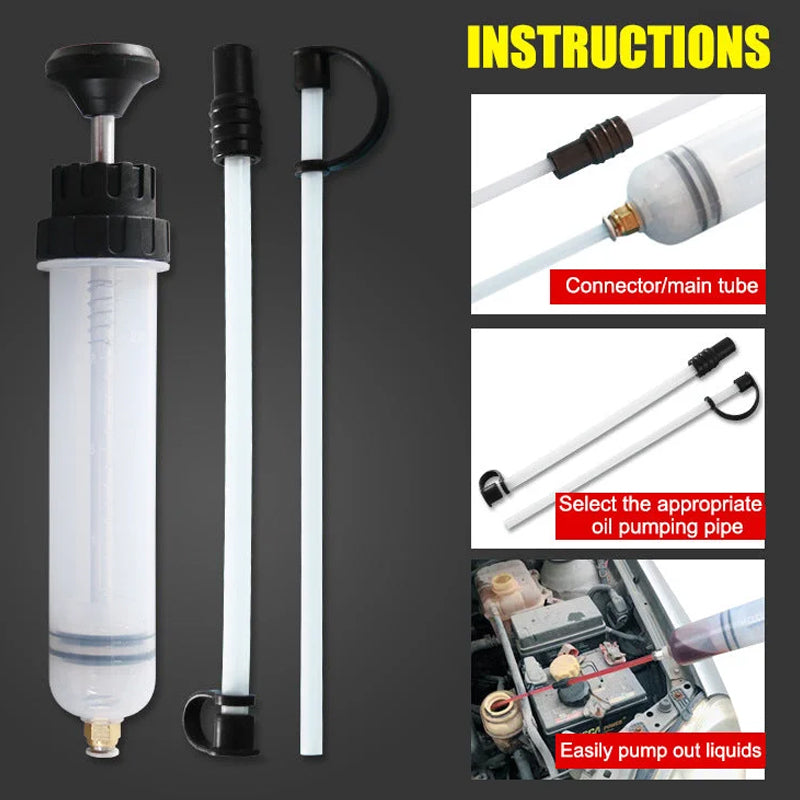 200ml Syringe Type Suction And Injection Dual-purpose Oil Change Tool