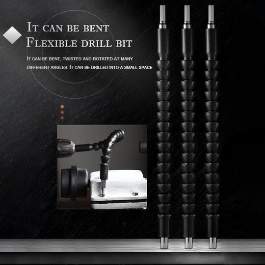 Flexible Shaft Extension + Bits (12 PC SET)