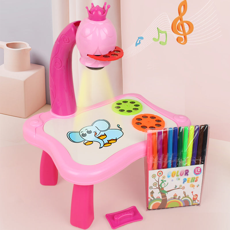 Fanshome™Kids Projector Drawing Table