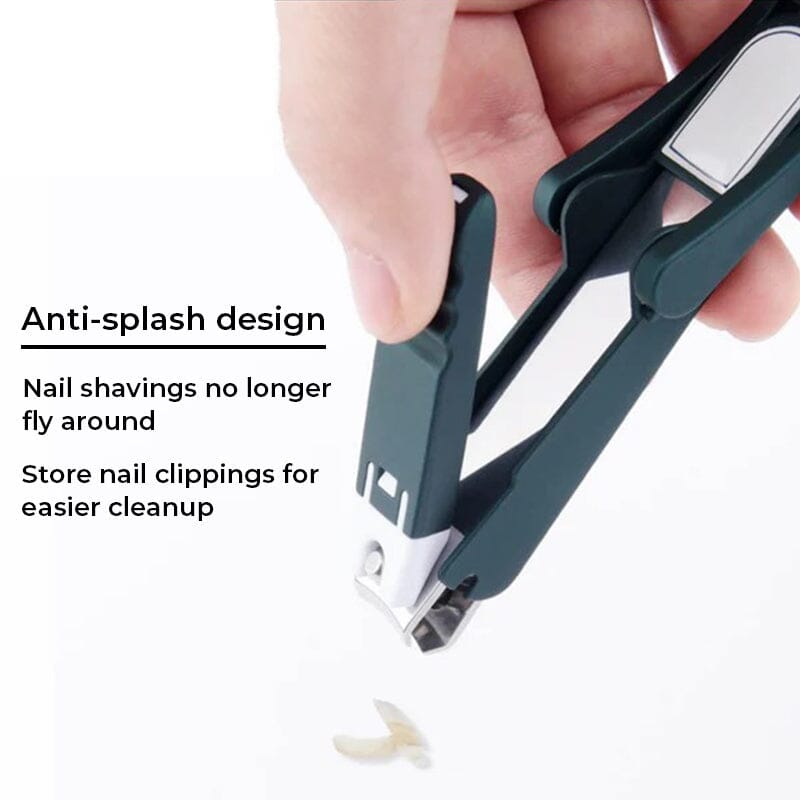 Portable Nail Scissors With Magnifying Glass