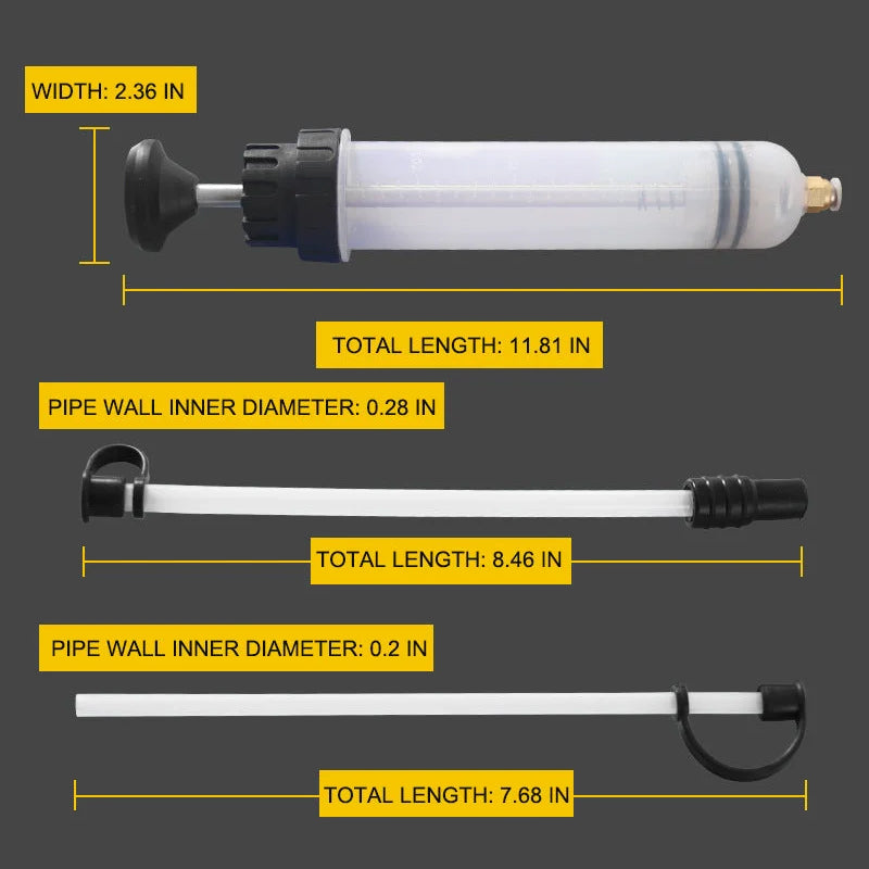 200ml Syringe Type Suction And Injection Dual-purpose Oil Change Tool