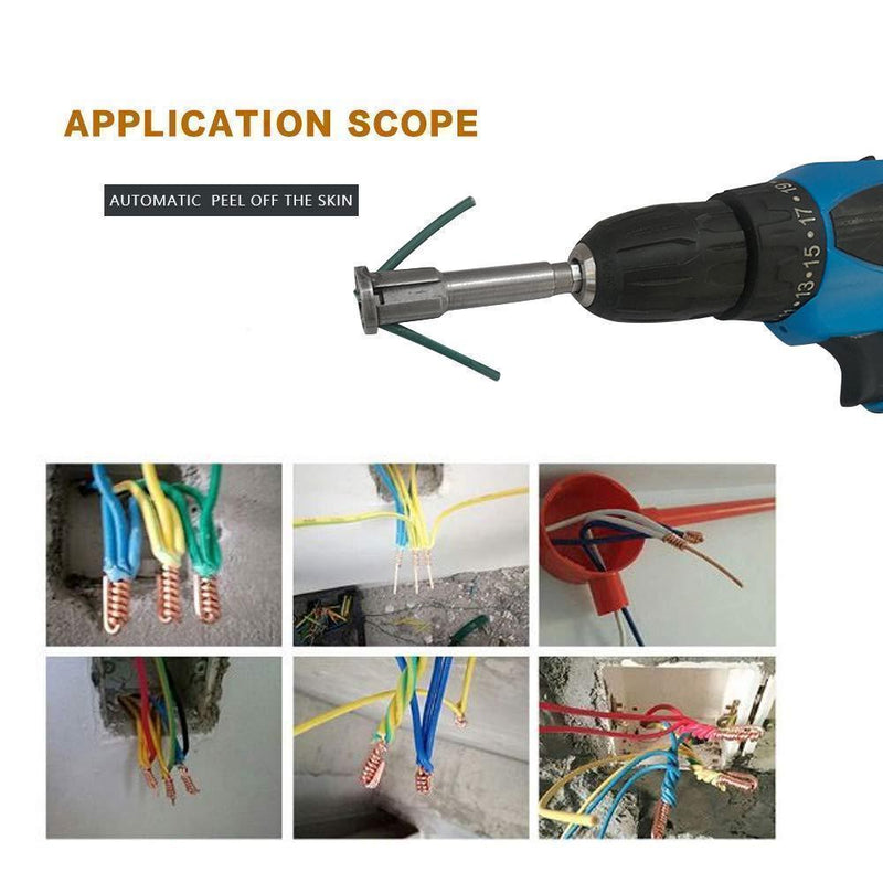 Wire Stripping And Twisting Tool