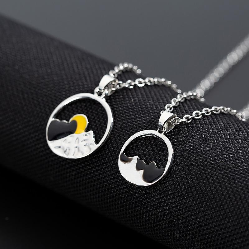 Fanshome™Sunrise and Sunset Couple Necklace