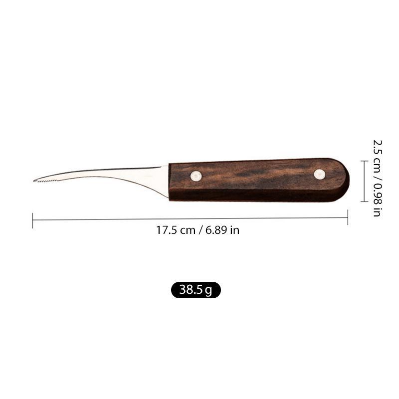 Fanshome™Stainless steel shrimp tool with wooden handle