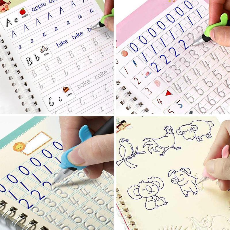 Magic Reusable Handwriting Copybook Set for Kids