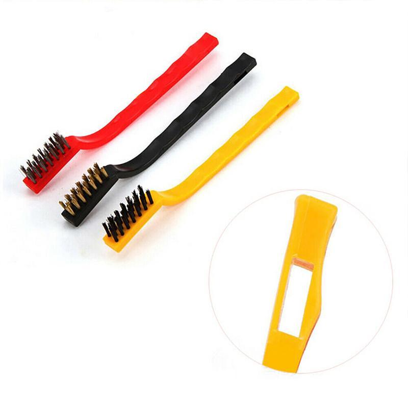 Mini wire brush 3-piece set