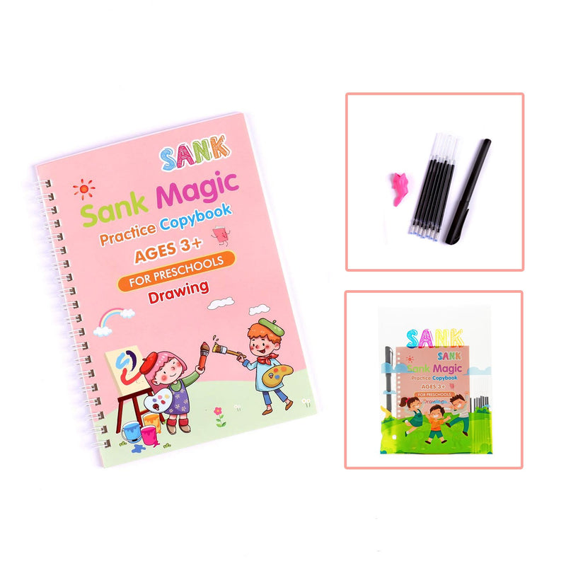 Magic Reusable Handwriting Copybook Set for Kids