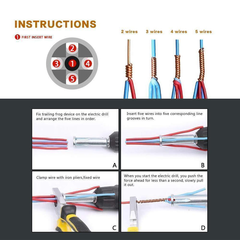 Wire Stripping And Twisting Tool