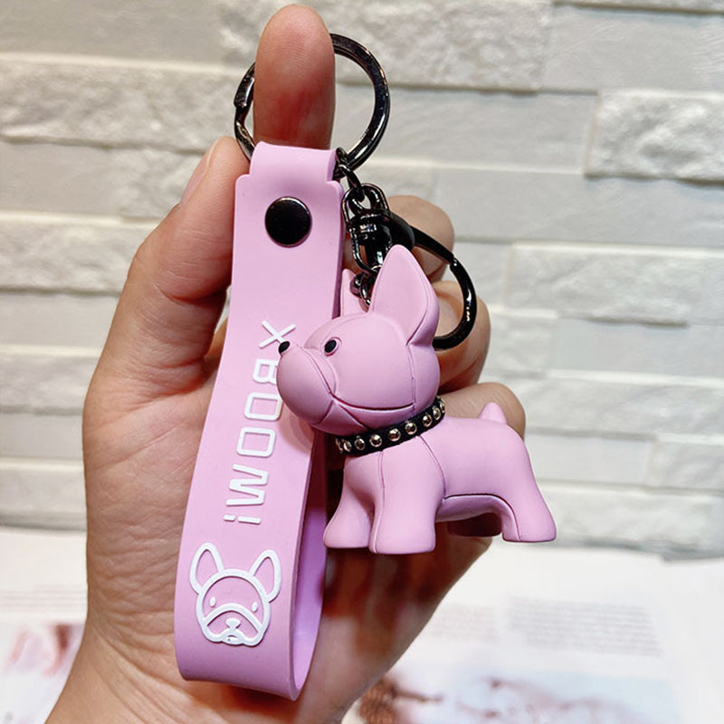 Cute French Bulldog Keychain