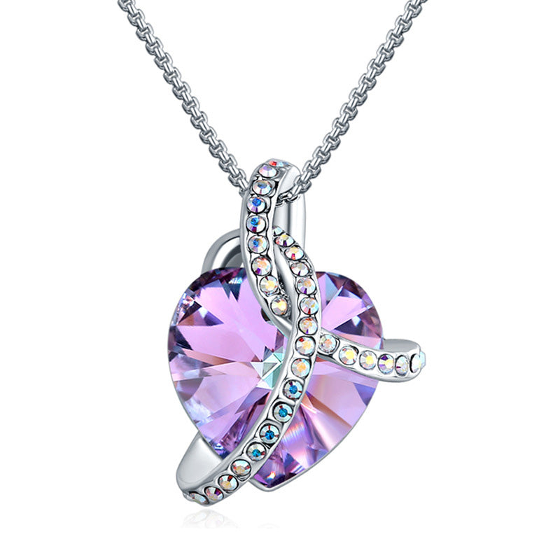 Heart Crystal Necklace