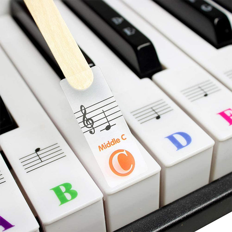 Colorful Piano Stickers for Keys