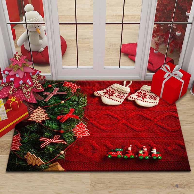 Christmas Entrance Door Carpet