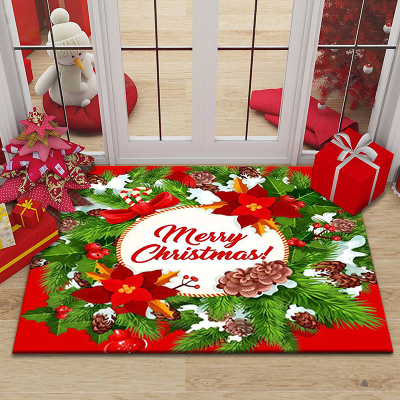 Christmas Entrance Door Carpet