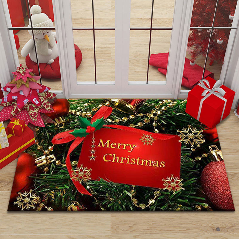 Christmas Entrance Door Carpet