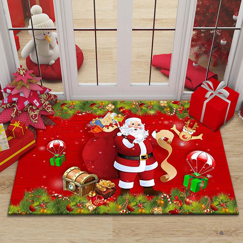 Christmas Entrance Door Carpet