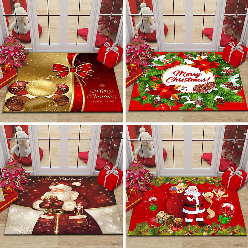 Christmas Entrance Door Carpet