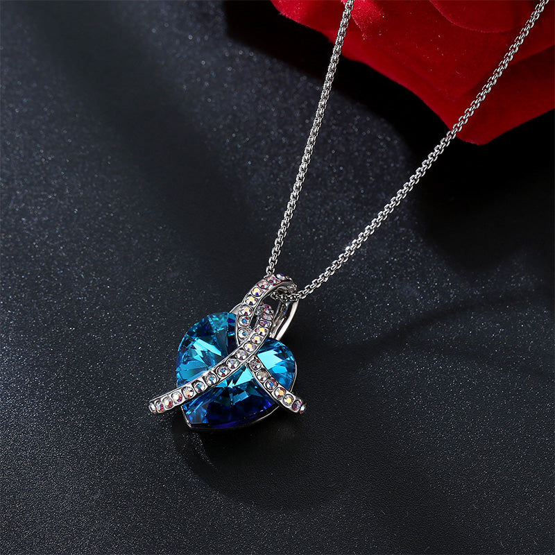 Heart Crystal Necklace